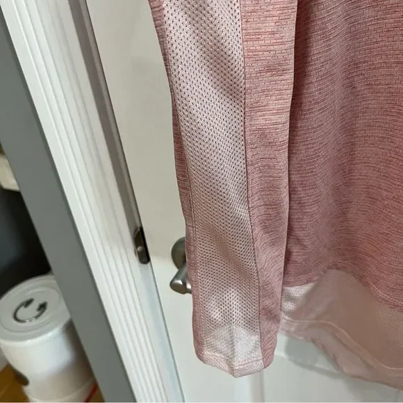 under armour pale pink long sleeve crew neck top size medium - Picture 8 of 13